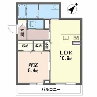 シャーメゾンHINATA【3階】の間取り