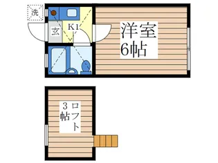 エクセル2【2階】の間取り