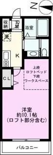 メリッサマンション【1階】の間取り