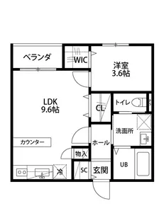 フューチャー白山【2階】の間取り