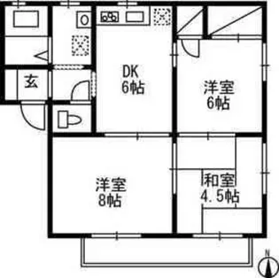 パークアベニュー【2階】の間取り