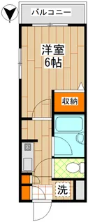 ベルコートWEST【5階】の間取り