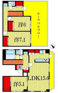 Peace船橋の間取り