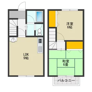 ミノワコーポ【2階】の間取り