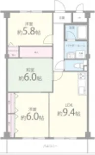 サントルドゥヴィラージュ【3階】の間取り