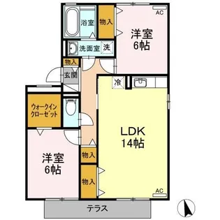 グランドゥール笹塚【2階】の間取り