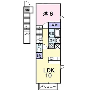 スターフィールドIII・B【2階】の間取り