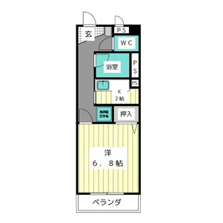 ラフォーレ司【2階】の間取り
