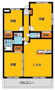 ユーミーつるた7【3階】の間取り