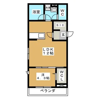 ☆すぺーす15【2階】の間取り