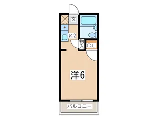 トラストビラ多摩センター【1階】の間取り