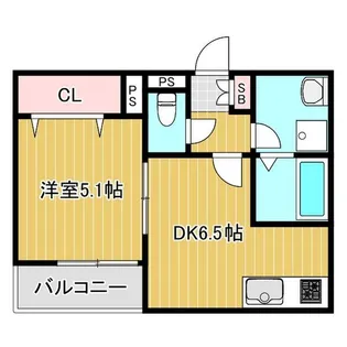 Lino久宝寺【3階】の間取り