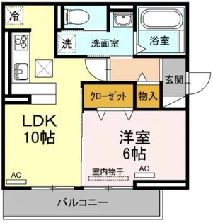 フレスコ【3階】の間取り