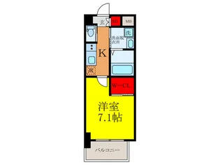 クローバー・グランツ江坂南【3階】の間取り