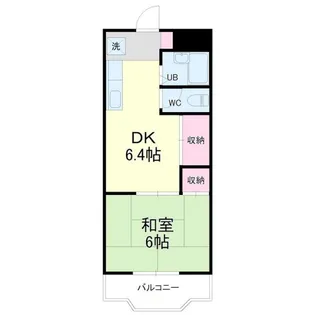 グレイス第1マンション【4階】の間取り