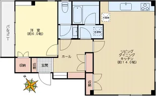 高橋ビル新館【3階】の間取り