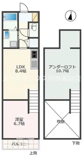 アドバンスIKENOUE【2階】の間取り