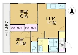 コーポヒロ【2階】の間取り
