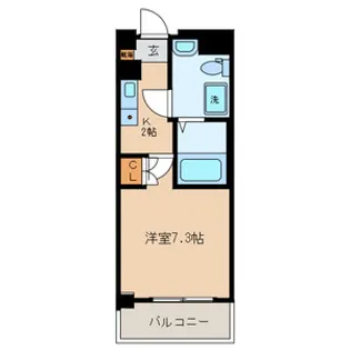 パークサイド西池袋【3階】の間取り