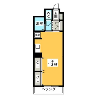 メイプル森戸【3階】の間取り