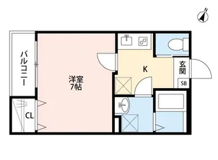 riviere亀有(リヴィエールカメアリ)【3階】の間取り
