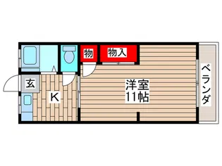 メゾンヤジマ【2階】の間取り