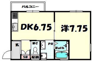 コンフォールNAO【1階】の間取り