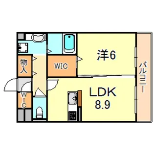 ソレイユ硯【2階】の間取り