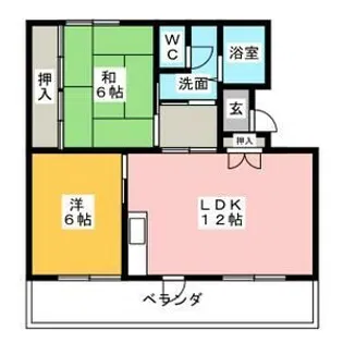 マーベラス愛西【3階】の間取り