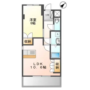 ウェルストン・シャルム【3階】の間取り