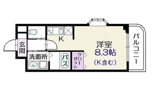 セレッソ カミーノ【2階】の間取り