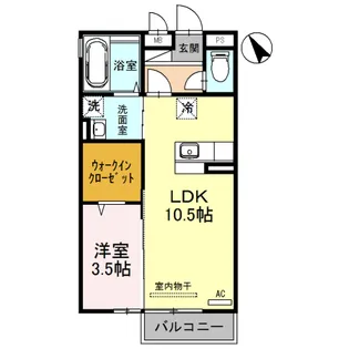 セジュールMH【3階】の間取り