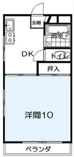 MDマンション B【3階】の間取り