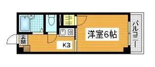 ピープルタウン八幡【3階】の間取り