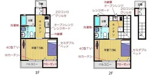 リルカB【1階】の間取り