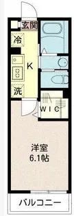 神奈川県横浜市神奈川区三ツ沢下町【アパート】の間取り