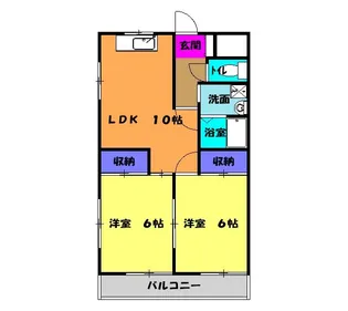 コーポ瀬崎【3階】の間取り