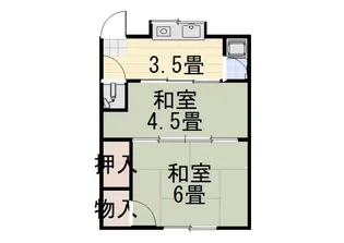 本町ハウス【2階】の間取り