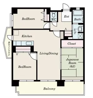 愛知県名古屋市緑区滝ノ水4【マンション】の間取り