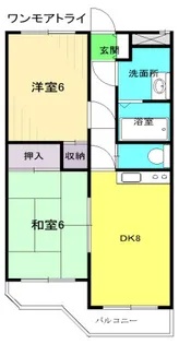 ワンモアトライ【4階】の間取り