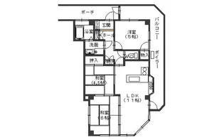 浜田ビル【3階】の間取り