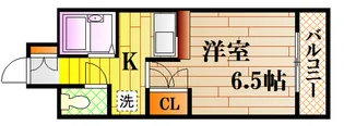 エステートベネフィット5フルタ【6階】の間取り
