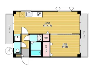 メルヘンヒルズ【2階】の間取り