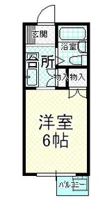 アルタイル天神【4階】の間取り