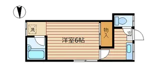 たつみ荘【2階】の間取り