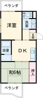 中村ビル【2階】の間取り