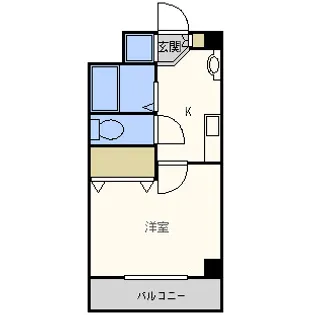 大阪府大阪市西成区岸里東1【マンション】の間取り