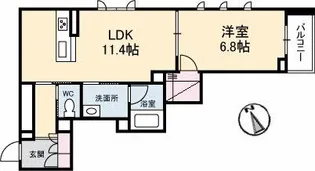BLOOM-1【2階】の間取り