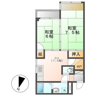 ホワイトハイツ【3階】の間取り