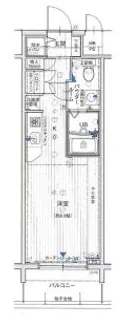エスリード御堂筋梅田【7階】の間取り